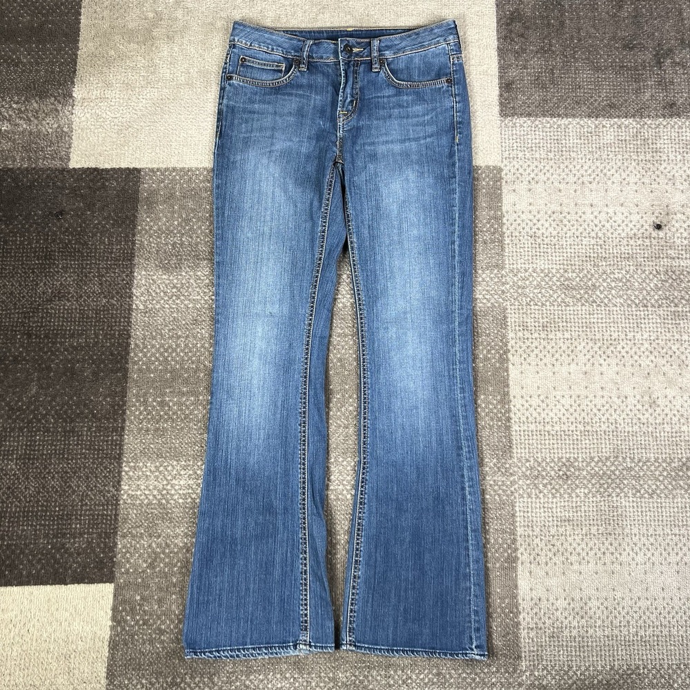 Buffalo David Bitton Jeans Mega Regular Rise Blue Womens Size 27X29.5